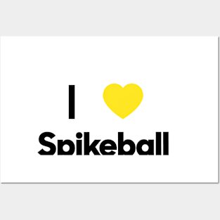 I Love SpikeBall RoundNet Posters and Art